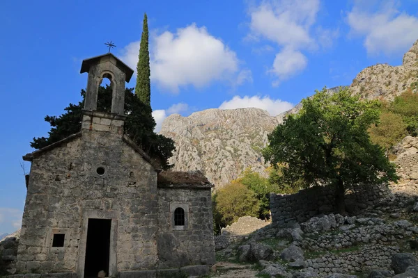 Saint John Church Sveti Jovan Church Spiljari Montenegro — Stock Photo, Image