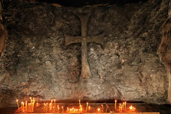 Свічки Острозькому Монастирі Чорногорія — стокове фото