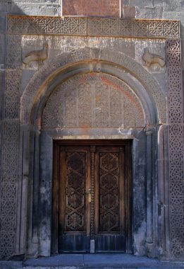 Geghard Manastırı, manastır mızrak, Kotayk eyaleti, Ermenistan 