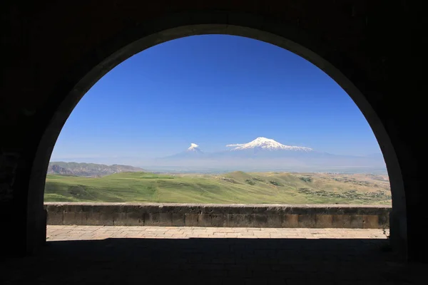 Mount Ararat 137 Hoogste Top Van Turkije Uitzicht Vanaf Khor — Stockfoto