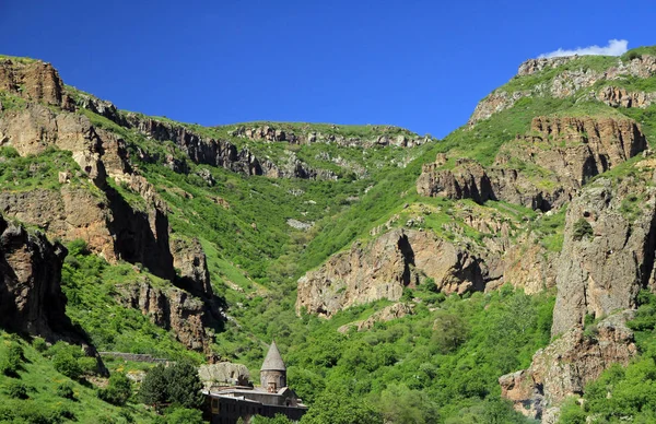 Klasztor Geghard Klasztor Włóczni Prowincja Kotajk Armenia — Zdjęcie stockowe