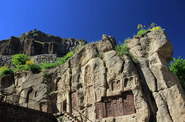 Klasztor Geghard Klasztor Włóczni Prowincja Kotajk Armenia — Zdjęcie stockowe