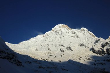 Annapurna South - 7.219 m (23.684 ft), Annapurna Massif, Himalayalar, Nepal 