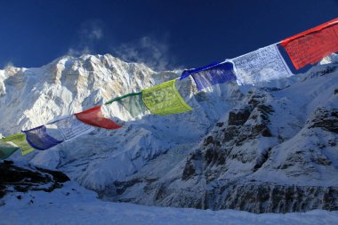Annapurna I Main 8.091 m (26.545 ft), Annapurna Massif, Himalayalar, Nepal 