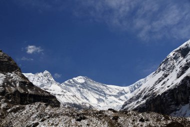Annapurna Sığınağı, Annapurna Koruma Alanı, Himalayalar, Nepal 