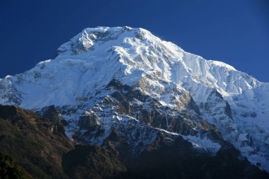 Annapurna South 'un güney yüzü, Annapurna Massif, Himalayalar, Nepal