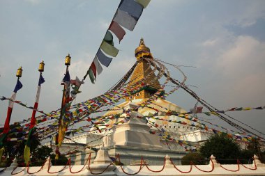 Boudhanath - Katmandu, Nepal 'deki Büyük Stupa 