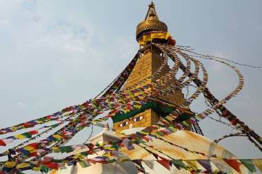 Boudhanath - Katmandu, Nepal 'deki Büyük Stupa 