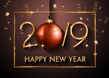  Mevsimlik el ilanları ve tebrik kartları veya Noel temalı davetler için mutlu yeni yıl arka plan