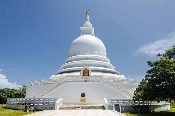 Unawatuna Sri Lanka Pagoda Paz Japonesa — Foto de Stock