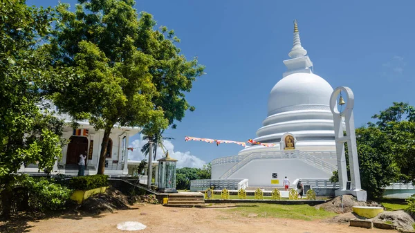 Unawatuna Sri Lanka Pagode Paz Japonês — Fotografia de Stock