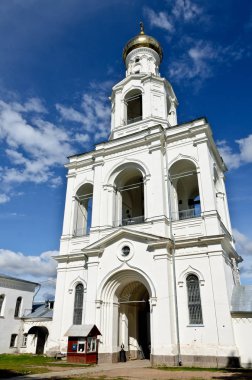 Velikiy Novgorod, Rusya Federasyonu - 1 Eylül 2015: St. George's (Yuriev) Manastırı