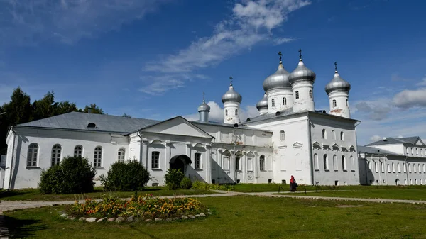 Velikiy Novgorod Rússia Setembro 2015 Mosteiro São Jorge Yuriev — Fotografia de Stock