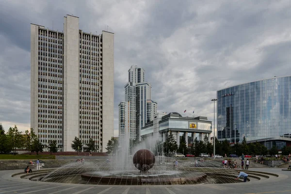 Ekaterinburg Federacja Rosyjska Czerwca 2015 Centrum Biznesowe — Zdjęcie stockowe