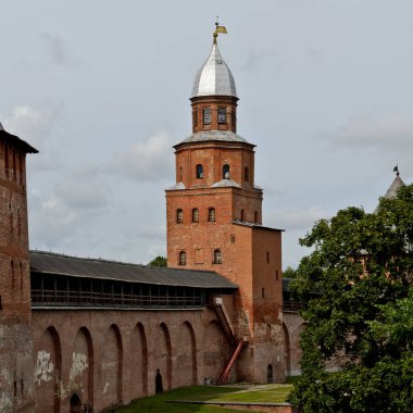 Velikiy Novgorod, Rusya Federasyonu - 1 Eylül 2015: Kremlin Novgorod (Detinets)
