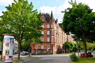 Hamburg, Almanya - 17 Haziran 2017: Tüccarın evi