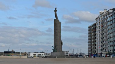 Ostend, Belçika - 9 Eylül 2014: Denizciler anıt
