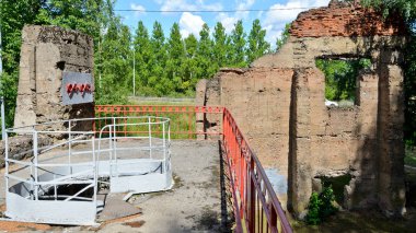 Kirishi, Rusya - 8 Ağustos 2018: Yok ekmek bina