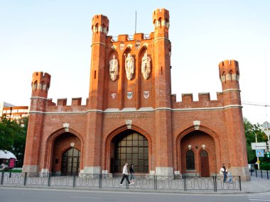 Kaliningrad, Rusya - Temmuz 22, 2008: Royal Gate
