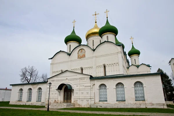 Suzdal Russia Suzdal 2016 Cathedral Transfiguration Our Lord Euthymius Monastery — Stock Photo, Image