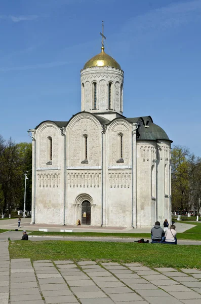 俄罗斯弗拉基米尔 2016年5月2日 Dmitrievsky 大教堂 — 图库照片