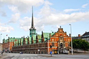 Copenhagen, Danimarka - 16 Haziran 2008: Menkul Kıymetler Borsası