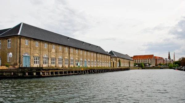 Kopenhag, Danimarka - 16 Haziran 2008: Eski liman ve ambarları