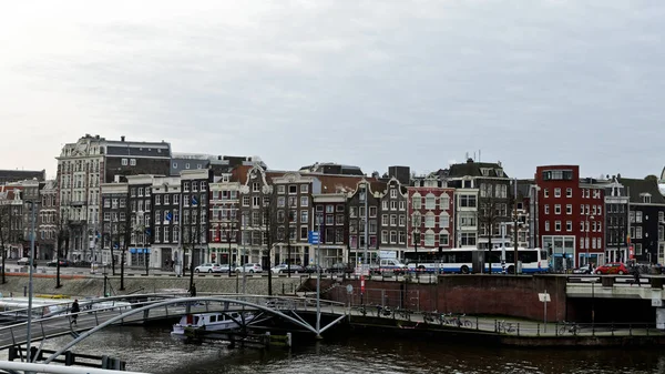 Amsterdam Nederländerna Januari 2014 Centrum — Stockfoto