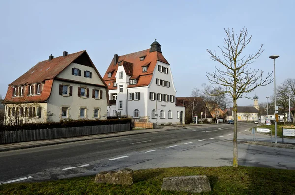 Neresheim Allemagne Février 2016 Dischinger Street — Photo