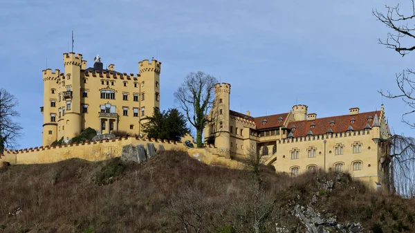 Schwangau Alemanha Fevereiro 2016 Castelo Hohenschwangau — Fotografia de Stock