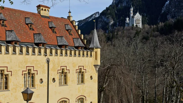 Schwangau Alemanha Fevereiro 2016 Castelo Hohenschwangau — Fotografia de Stock