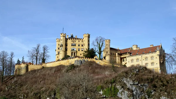 Schwangau Germany February 2016 Hohenschwangau Castle — Zdjęcie stockowe