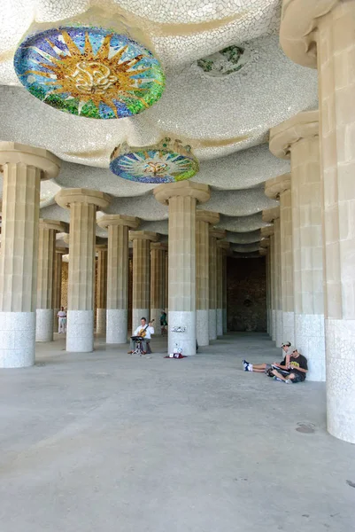 Barcelona España Septiembre 2010 Parque Güell — Foto de Stock