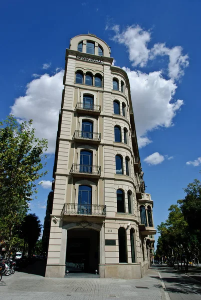 Barcelona Spanien September 2010 Street Fasad — Stockfoto