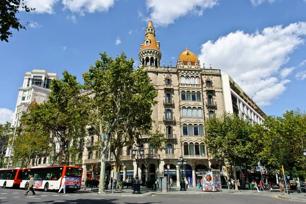 Barcelona Spanien September 2010 Stadsutsikt — Stockfoto