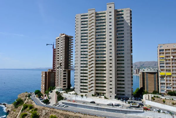 Benidorm Spanya Eylül 2010 Şehir Manzaralı — Stok fotoğraf