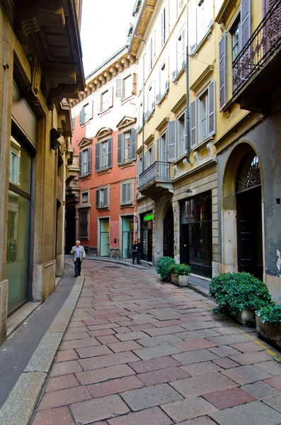 Milan Italie Mars 2014 Rue Gerolamo Morone — Photo
