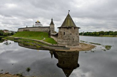Pskov, Rusya - 4 Eylül 2015: Pskov Kremlin
