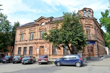 Pskov, Rusya - 4 Eylül 2015: Tüccarın evi