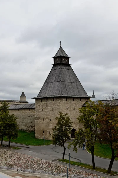 Pskov Russie Septembre 2015 Tour Dovmontov — Photo