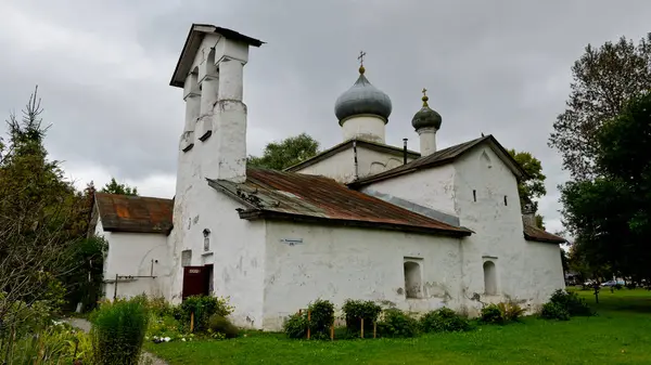 Псков Російська Федерація Вересня 2015 Церква Спаса — стокове фото