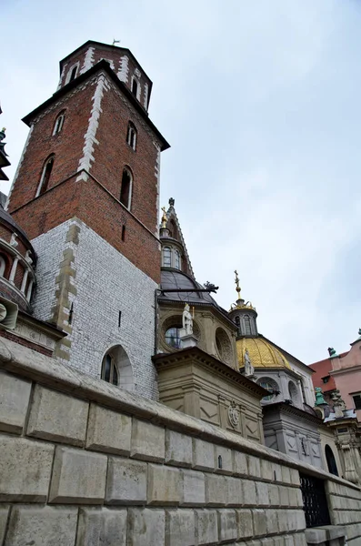 Krakow Poland January 2013 Cathedral Stanislav Wenceslas — Stock Photo, Image