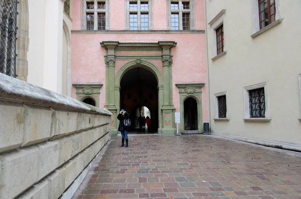 Cracovia Polonia Enero 2013 Castillo Wawel — Foto de Stock