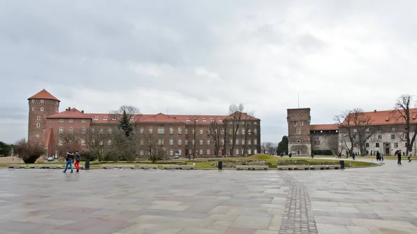 Krakow Poland January 2013 Wawel Castle — Stock Photo, Image