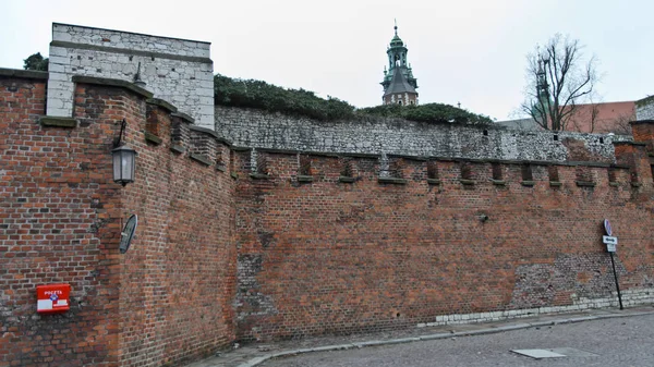 Cracóvia Polônia Janeiro 2013 Wawel Castle — Fotografia de Stock