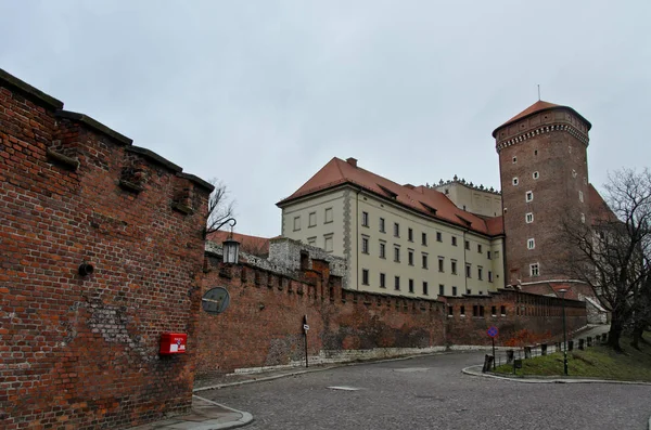 Краков Польша Января 2013 Вавельский Замок — стоковое фото