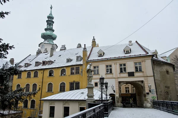 Μπρατισλάβα Σλοβακία Ιανουαρίου 2013 Μπρατισλάβα Παλιά Πόλη — Φωτογραφία Αρχείου