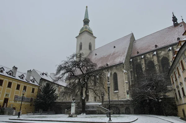 Bratislava Slovensko Ledna 2013 Katedrála Svatého Martina — Stock fotografie