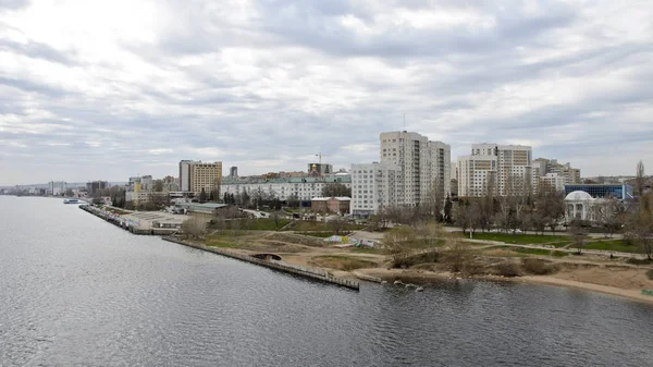 Saratov Rússia Abril 2016 Cosmonautas Embankment — Fotografia de Stock