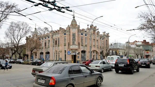 Saratov Rússia Abril 2016 Big Cossack Street — Fotografia de Stock